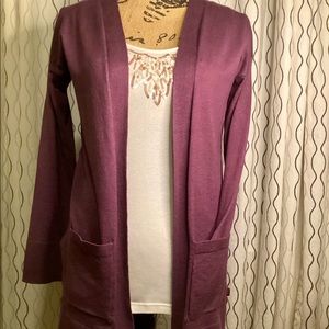 Hippie Rose Open Front Cardigan Sz S